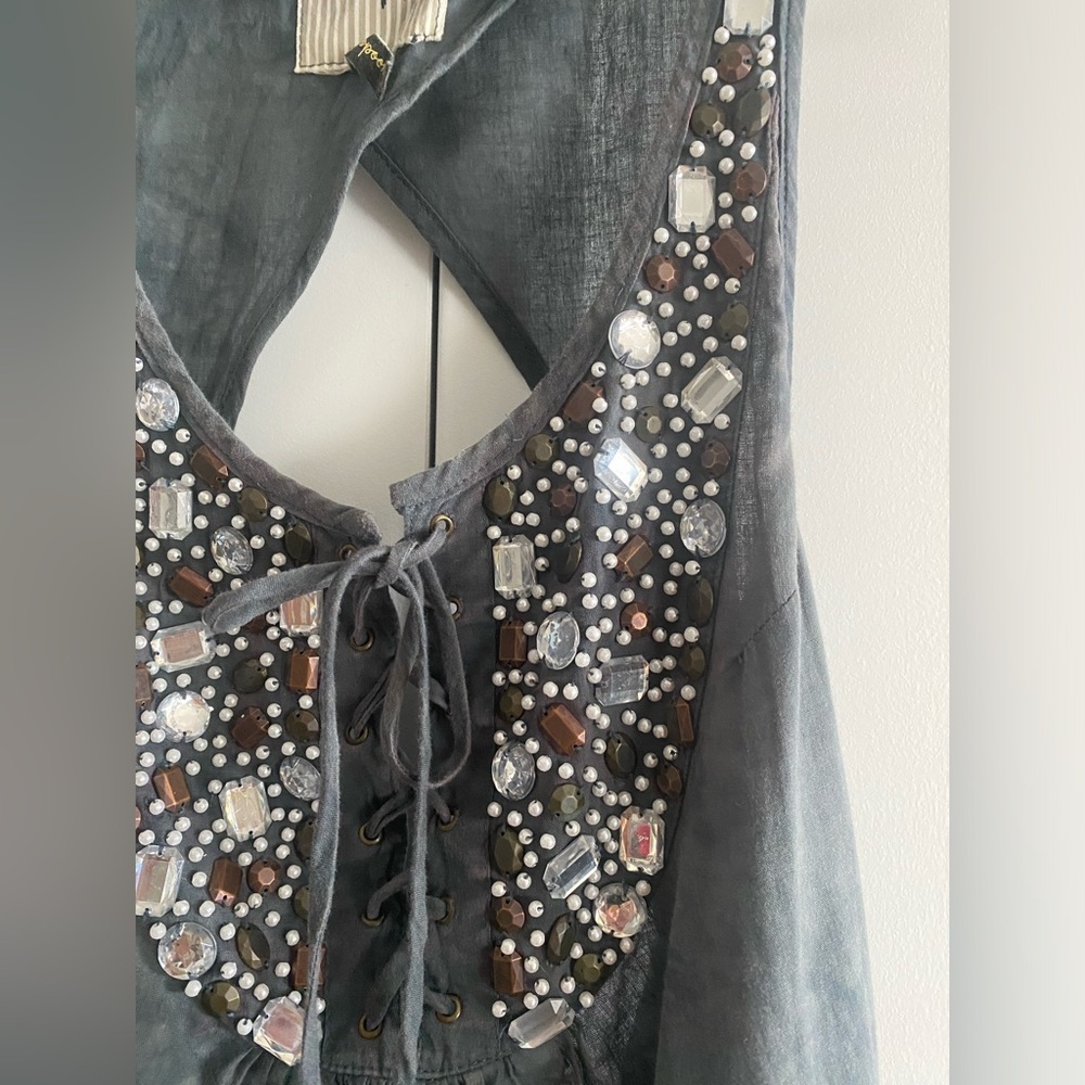 One Teaspoon teal mini dress - size S